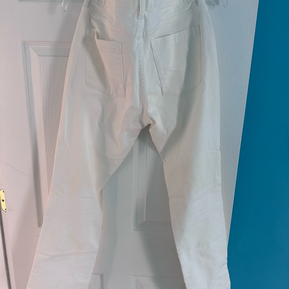J.Crew Matchstick white denim